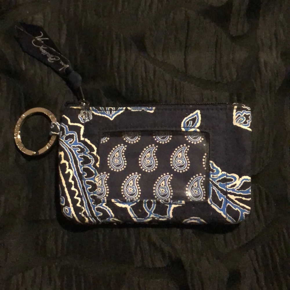Vera Bradley ID case (Navy Blue)